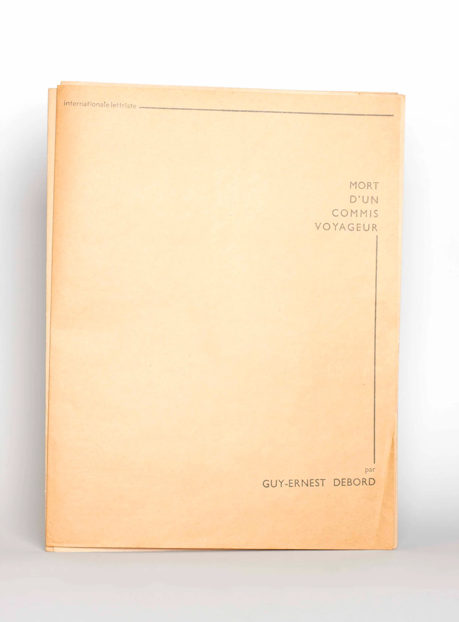 (DEBORD). INTERNATIONALE LETTRISTEN°1 à 4. — INTERNATIONALE LETTRISTEN°1 à 4. (Réf. 24536)