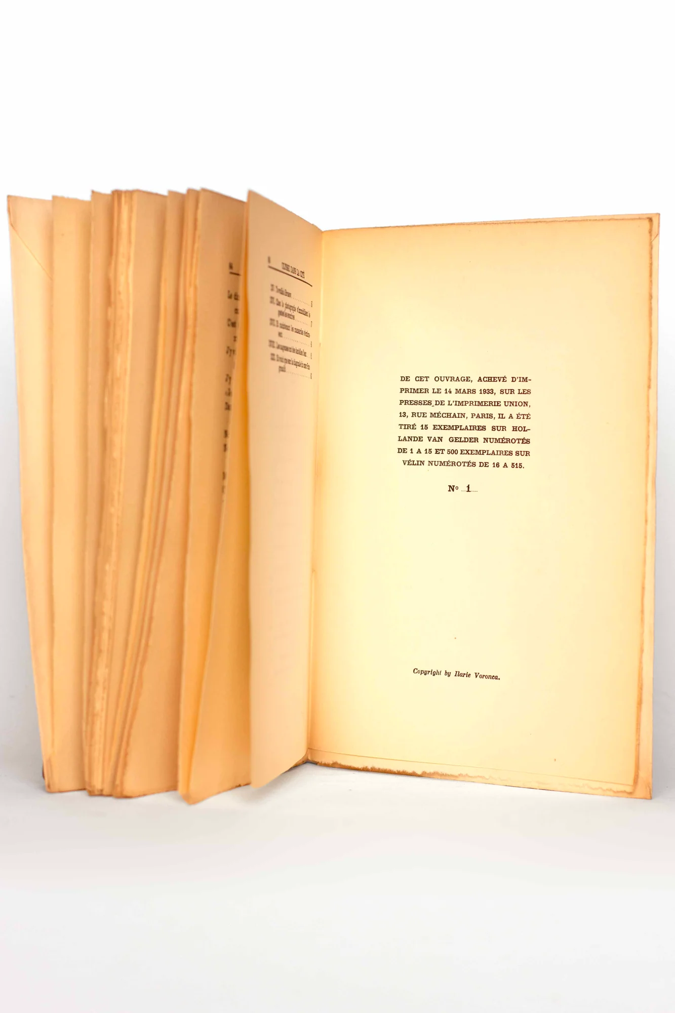 VORONCA (Ilarie). VAILLAND (Roger). — Ulysse dans la Cité. (Réf. 24643)