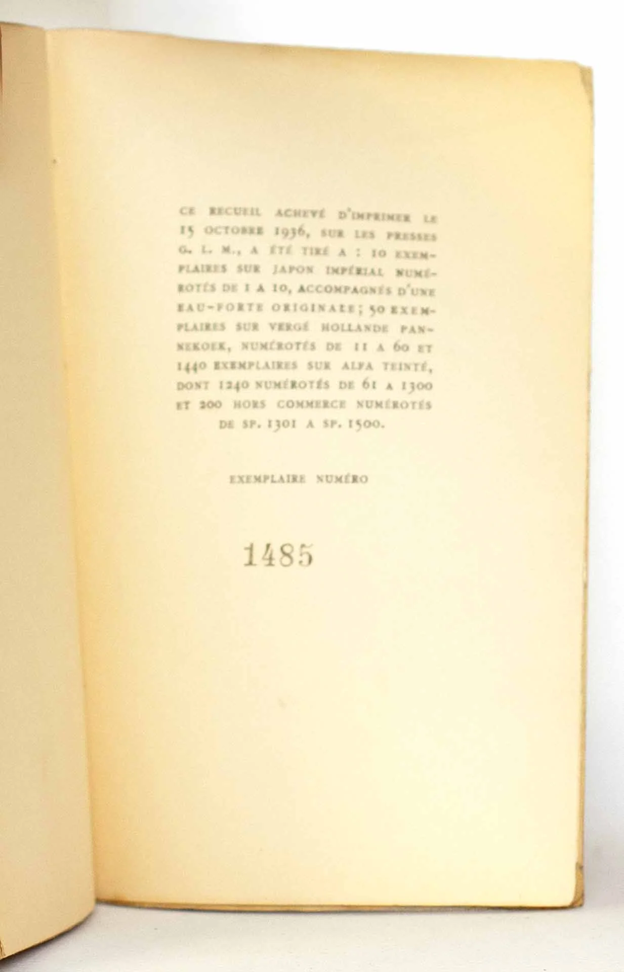 ELUARD (Paul). — Les Yeux fertiles. (Réf. 24644)