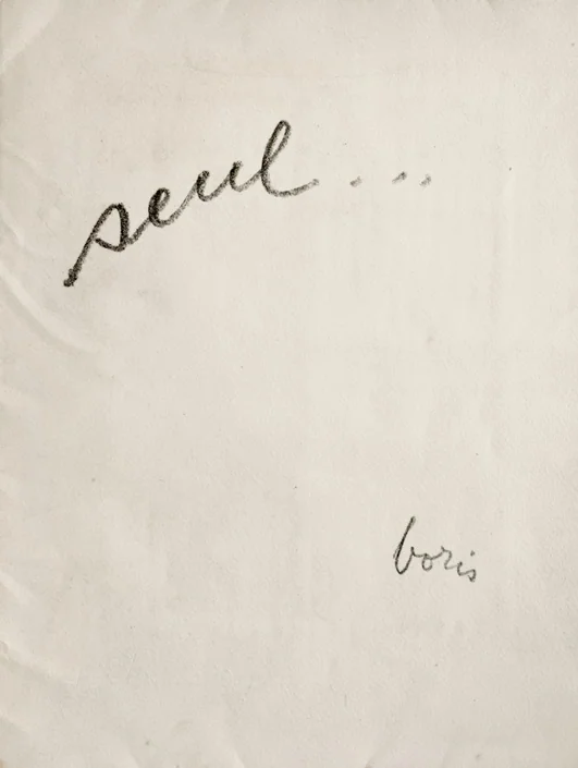 BORIS (L.) (Boris László). MAGRE (Maurice). — Seul... (Réf. 24675)