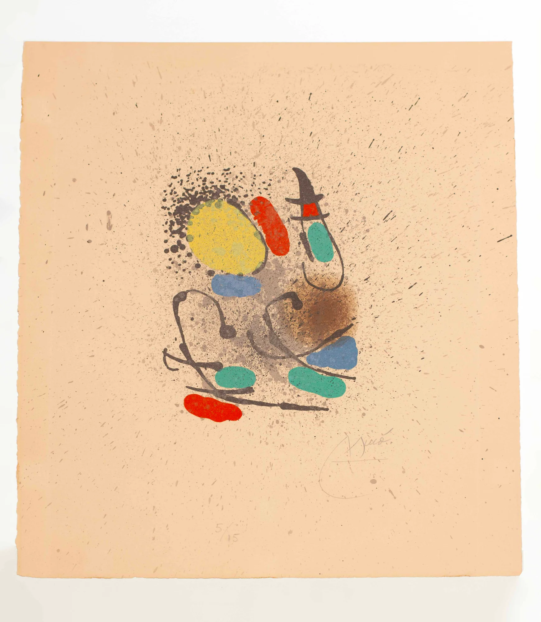 MIRO (Juan). — Errantes graminées. 1971. (Réf. 24748)
