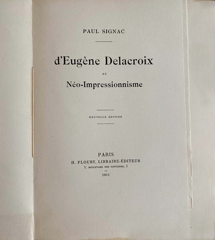 D’Eugène Delacroix au Néo-Impressionnisme. — planche 4