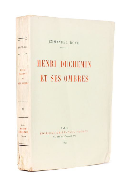 BOVE (Emmanuel). — Henri Duchemin et ses ombres. (Réf. 24773)