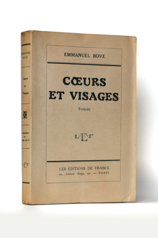 BOVE (Emmanuel). — Coeurs et visages. (Réf. 24775)