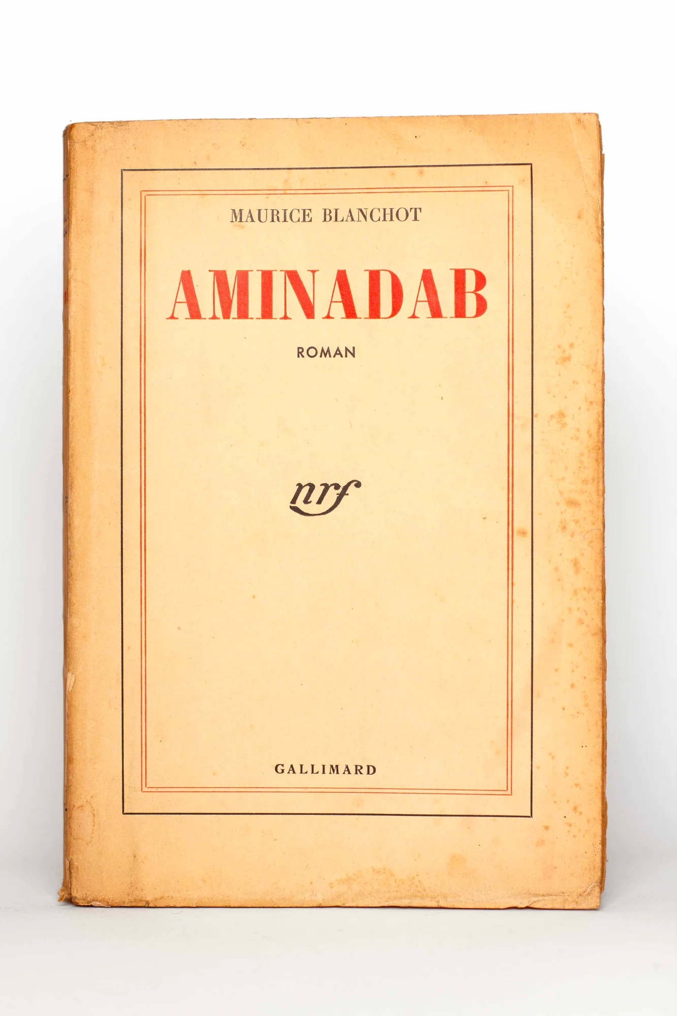 BLANCHOT (Maurice). — Aminadab. (Réf. 24852)