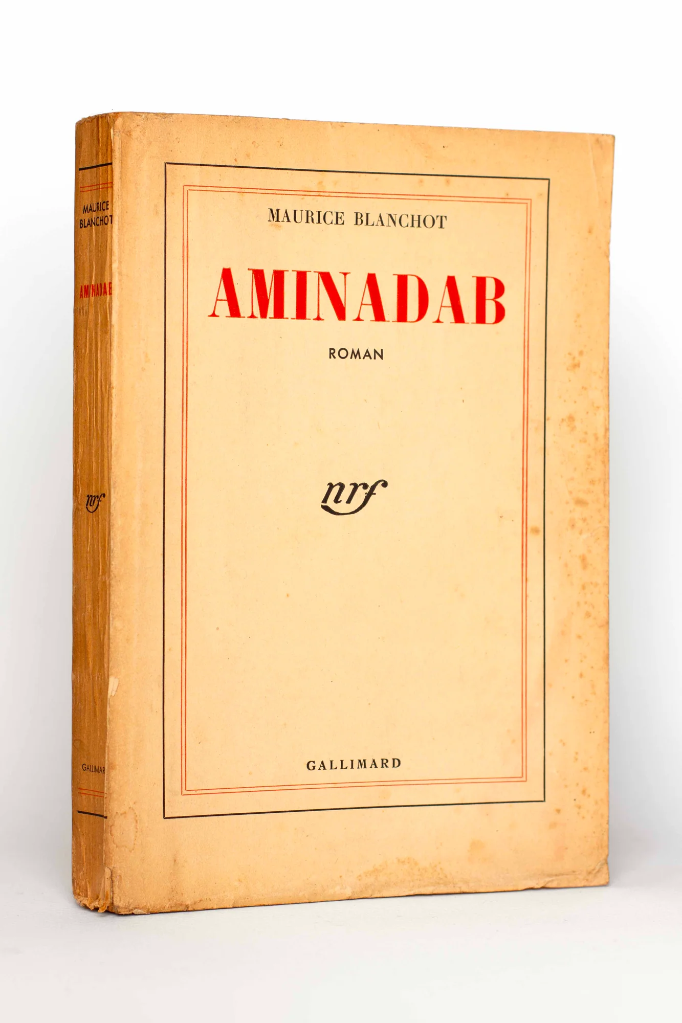 BLANCHOT (Maurice). — Aminadab. (Réf. 24852)