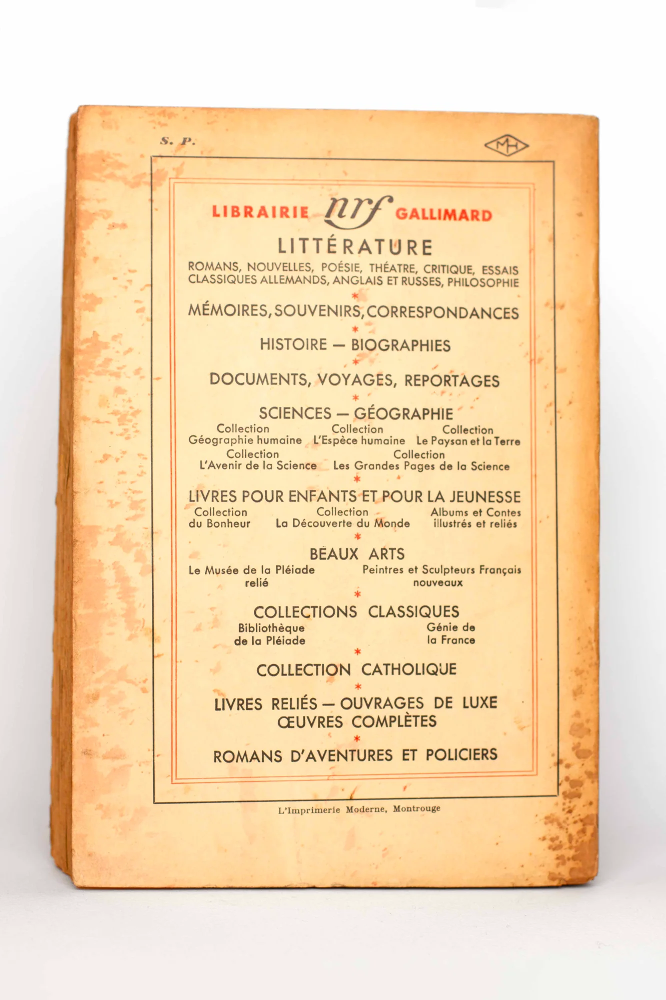 BLANCHOT (Maurice). — Aminadab. (Réf. 24852)