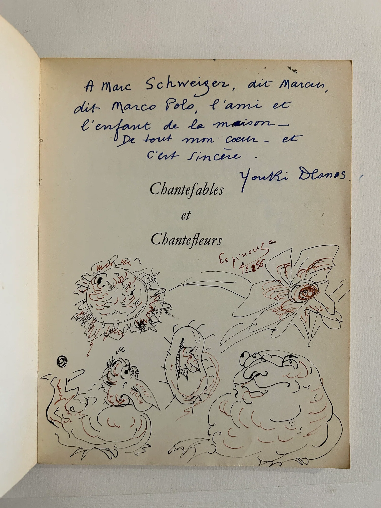 DESNOS (Robert). — Chantefables & Chantefleurs, à chanter sur n’importe quel air. (Réf. 24900)