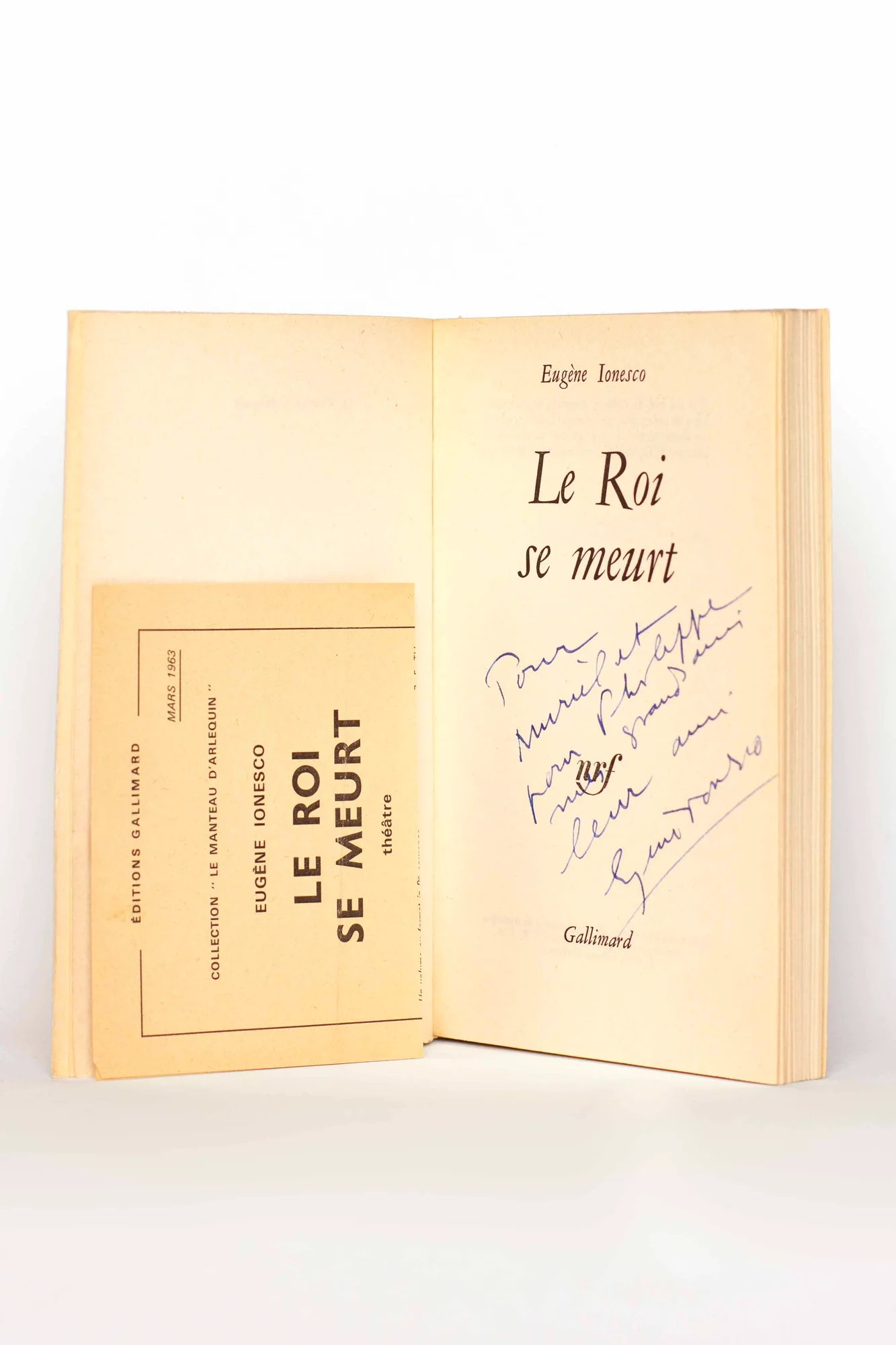 IONESCO (Eugène). — Le roi se meurt. (Réf. 25003)