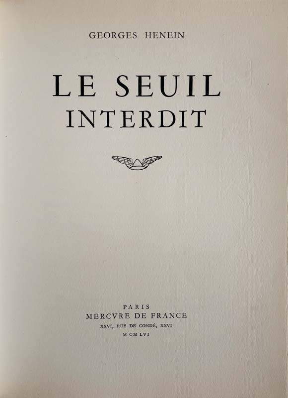 Le Seuil interdit. — planche 2