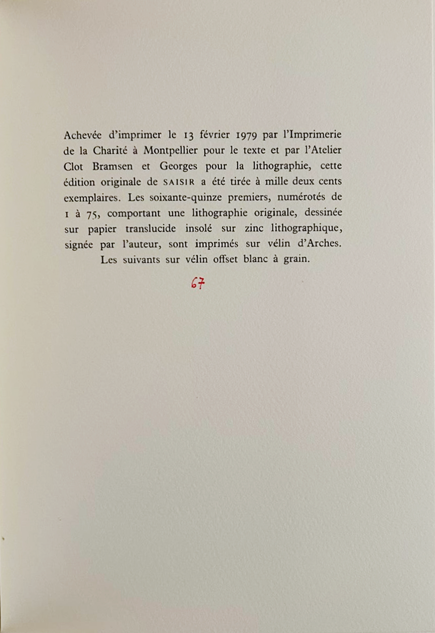 Saisir. — planche 5