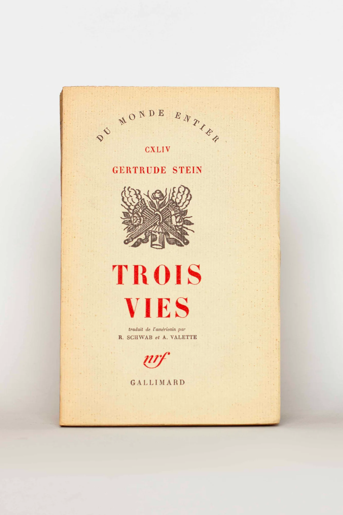 STEIN (Gertrude). — Trois vies. (Réf. 25081)