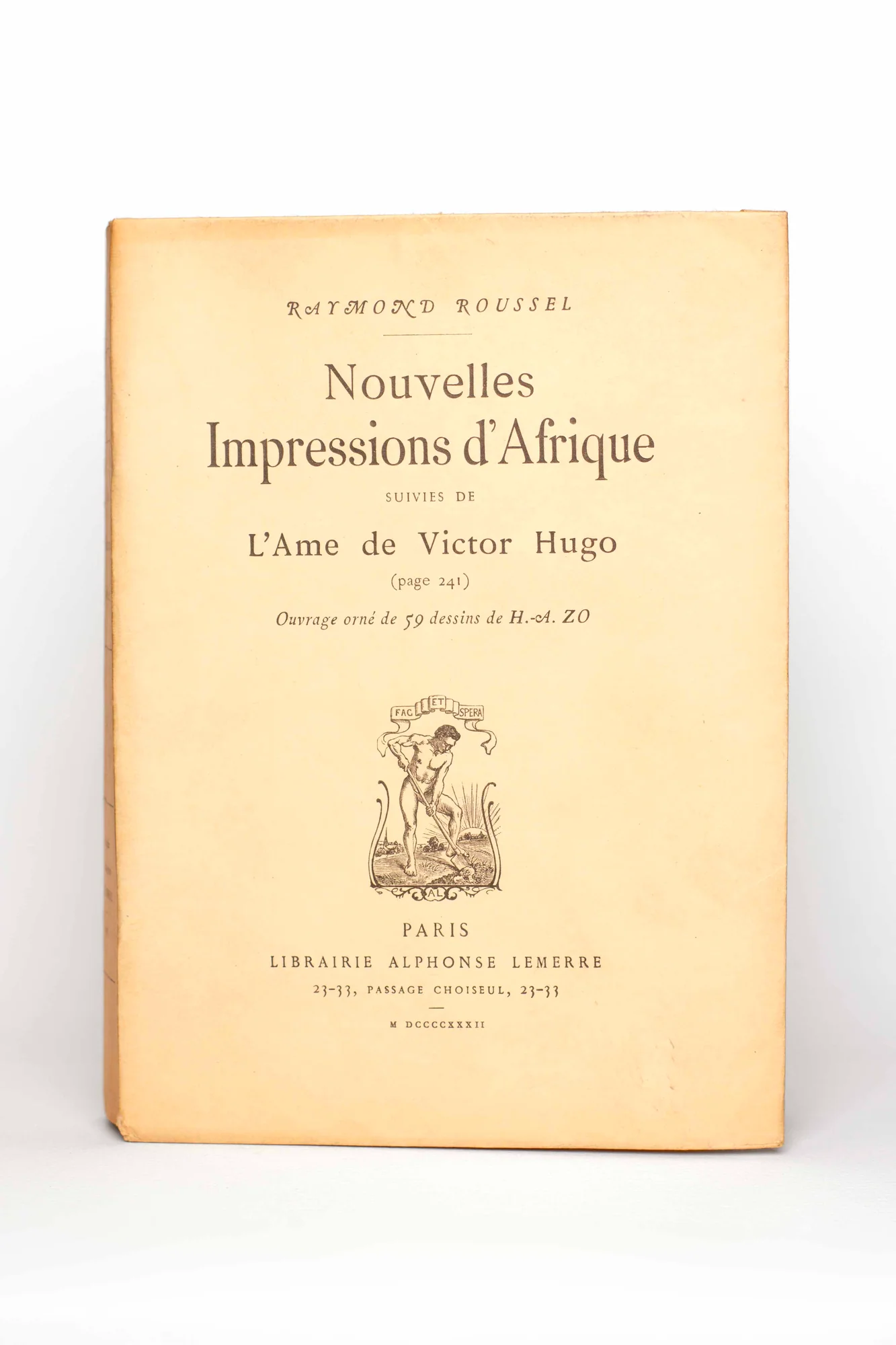 ROUSSEL (Raymond). — Nouvelles Impressions d’Afrique. (Réf. 25124)