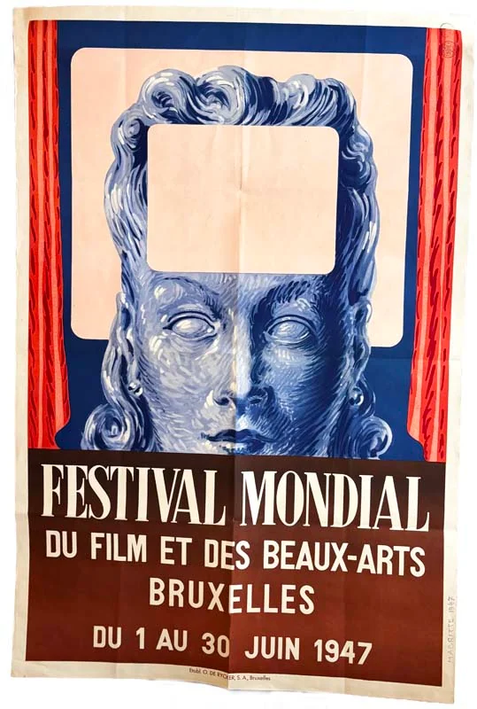 MAGRITTE (René). — Festival mondial du film et des Beaux-Arts" (1947). (Réf. 25354)