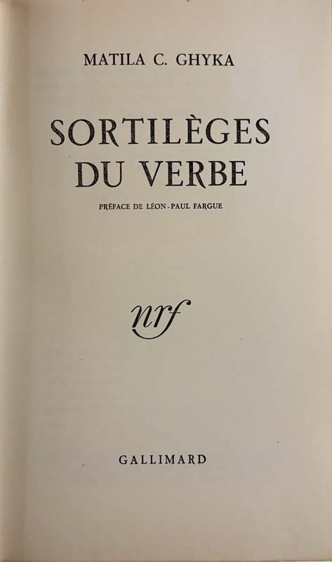 Sortilèges du verbe. — planche 2