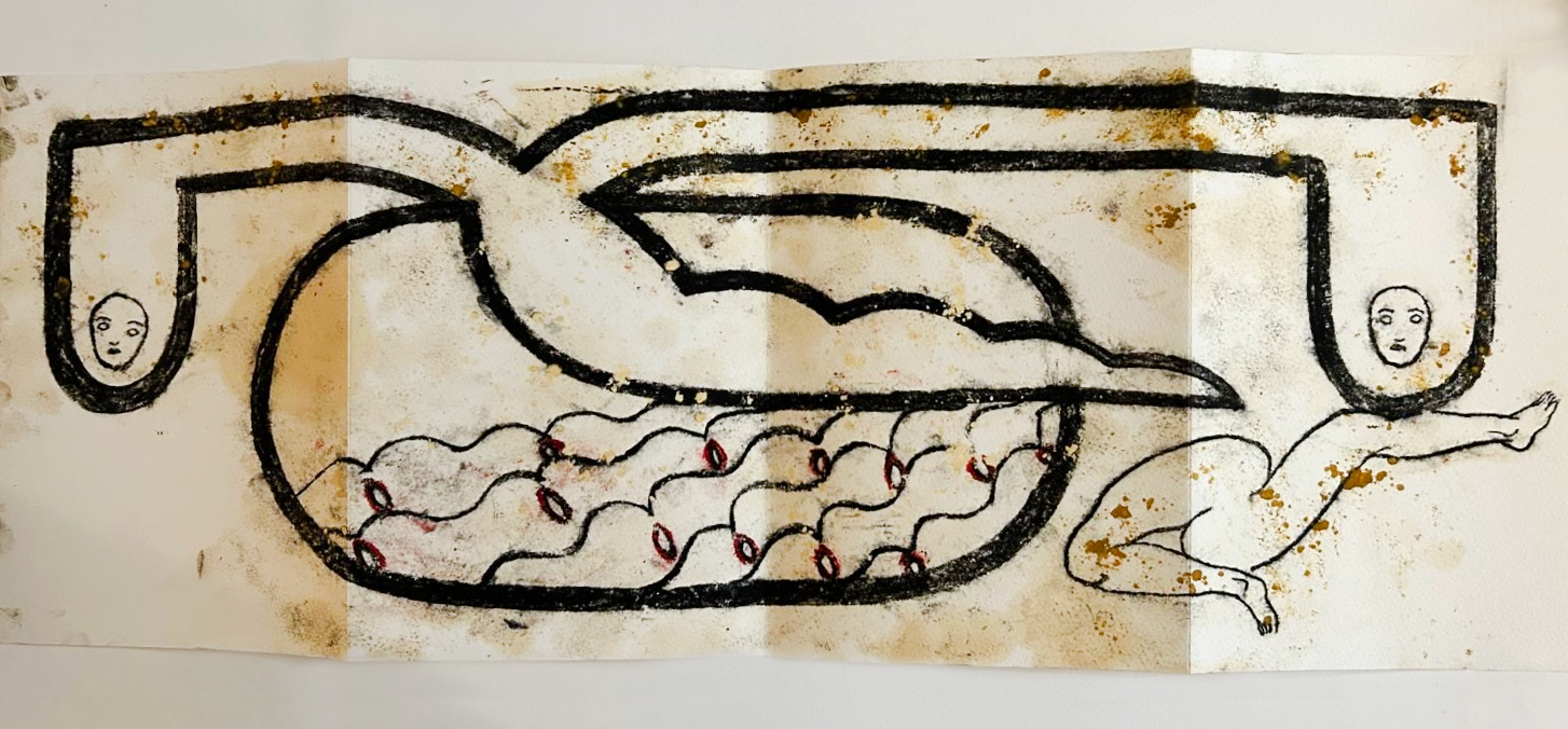 Dans la chambre du silence. Nella stanza del silenzio. — planche 3