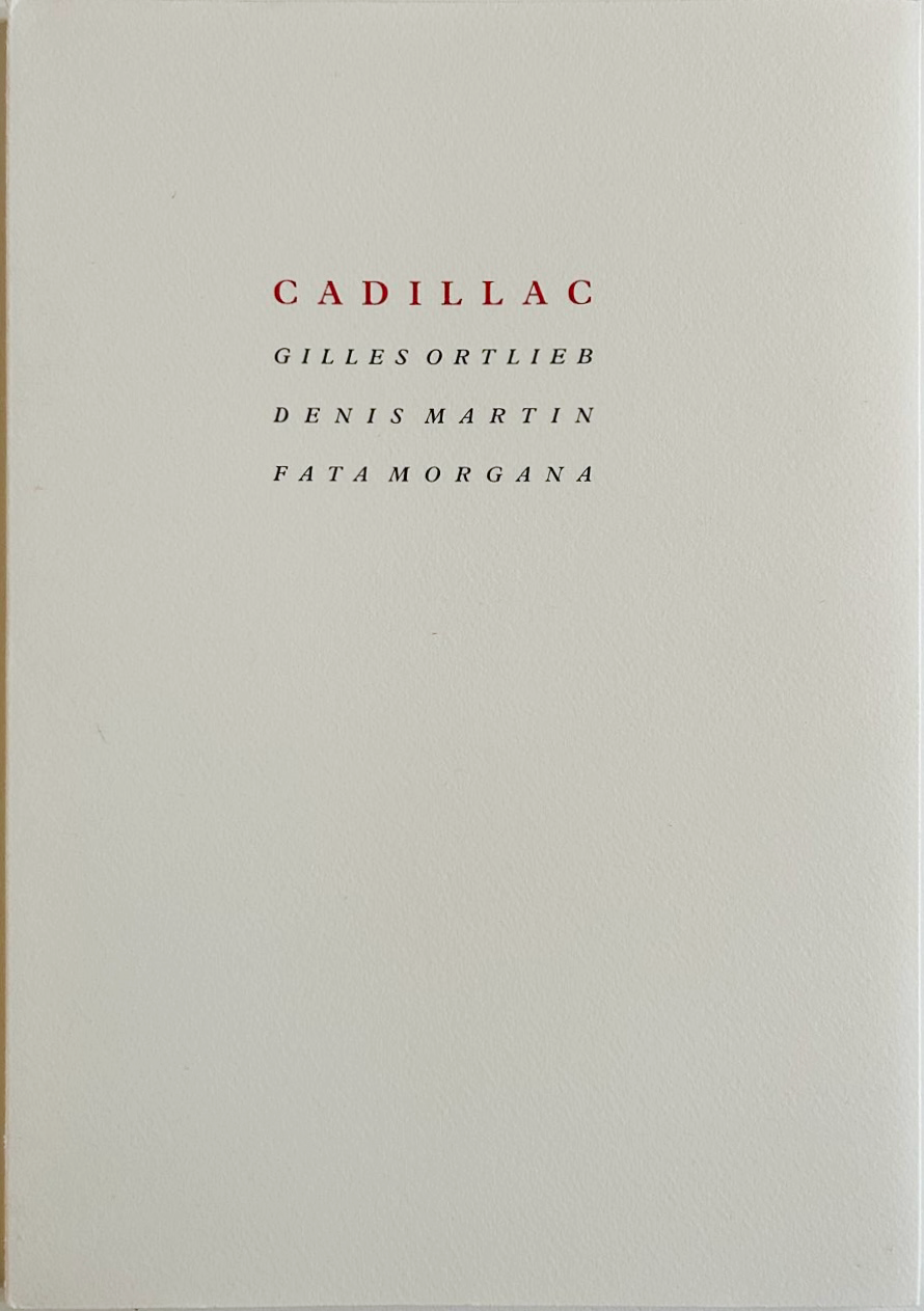 Cadillac. — planche 2
