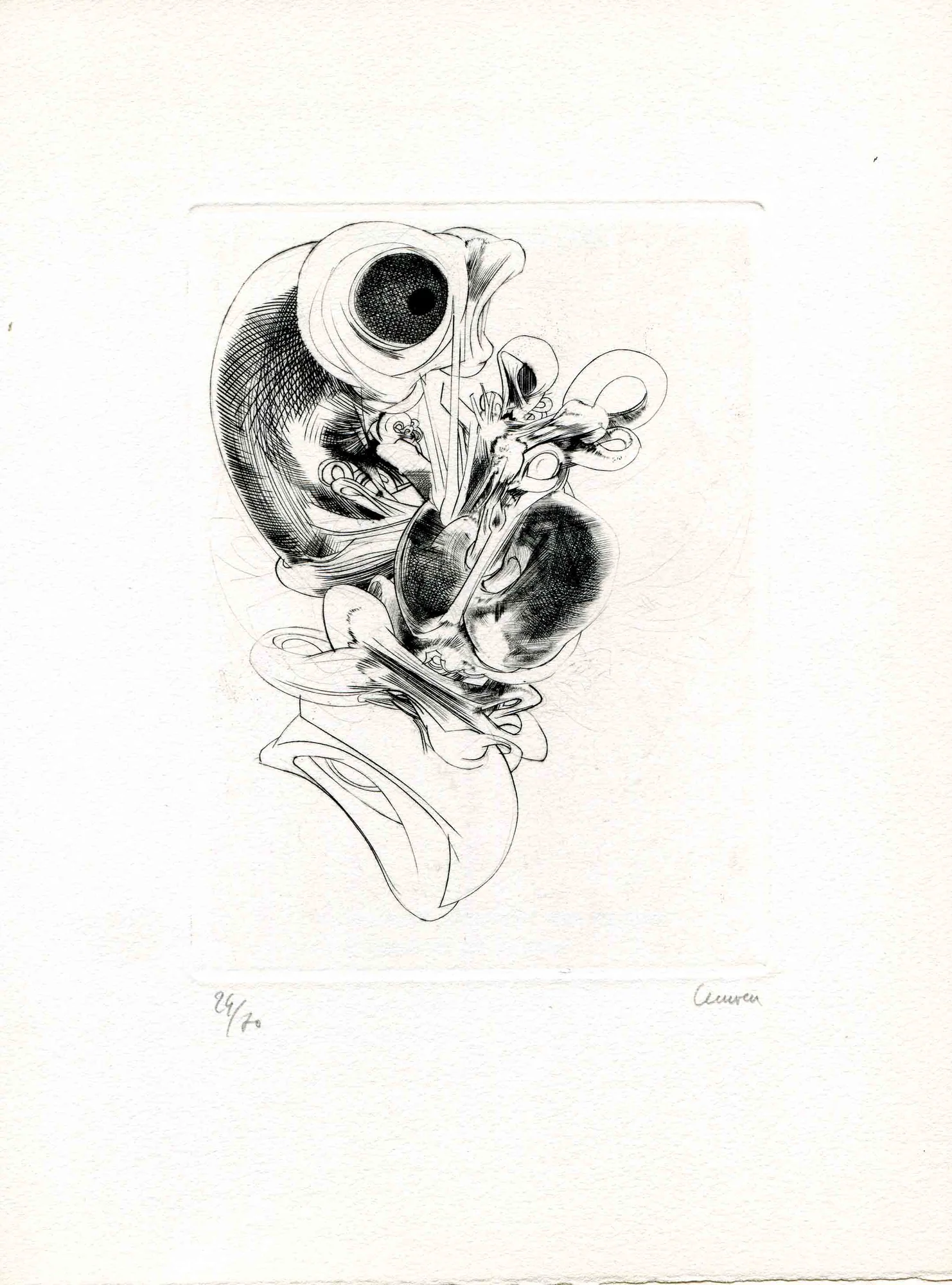 SIMA (Joseph). MUSIC (Zoran). LUNVEN (François). QUEVY (Ghislain). ALEJANDRO (Ramon). REVUE. - FRAGMENT. — Fragment n°2. (Réf. 25556)