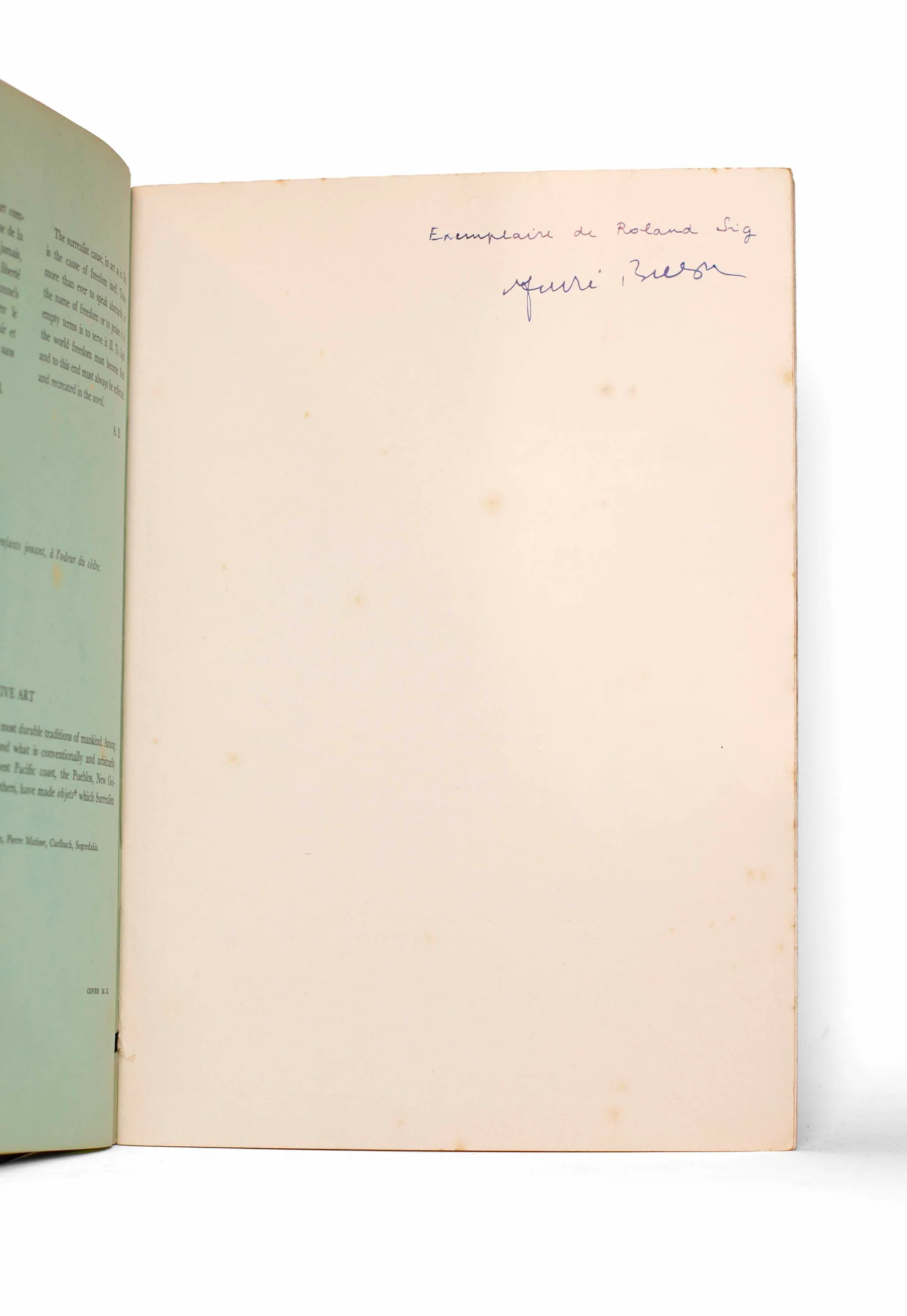 DUCHAMP (Marcel). BRETON (André). — First Papers of Surrealism. (Réf. 25742)