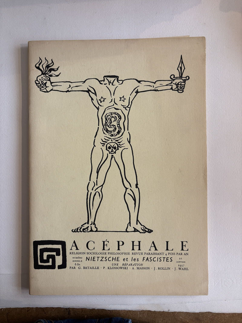 (BATAILLE). ACEPHALE. Gérant: Georges Bataille. — ACÉPHALE. (Réf. 25753)
