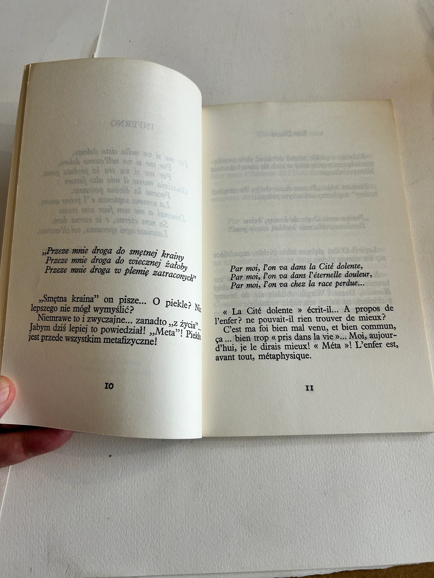 GOMBROWICZ (Witold). — Sur Dante. (Réf. 25898)