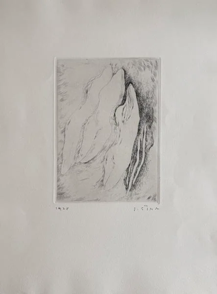 SIMA (Joseph). — Eau-forte originale signée. Le paradis perdu. (Réf. 25924)