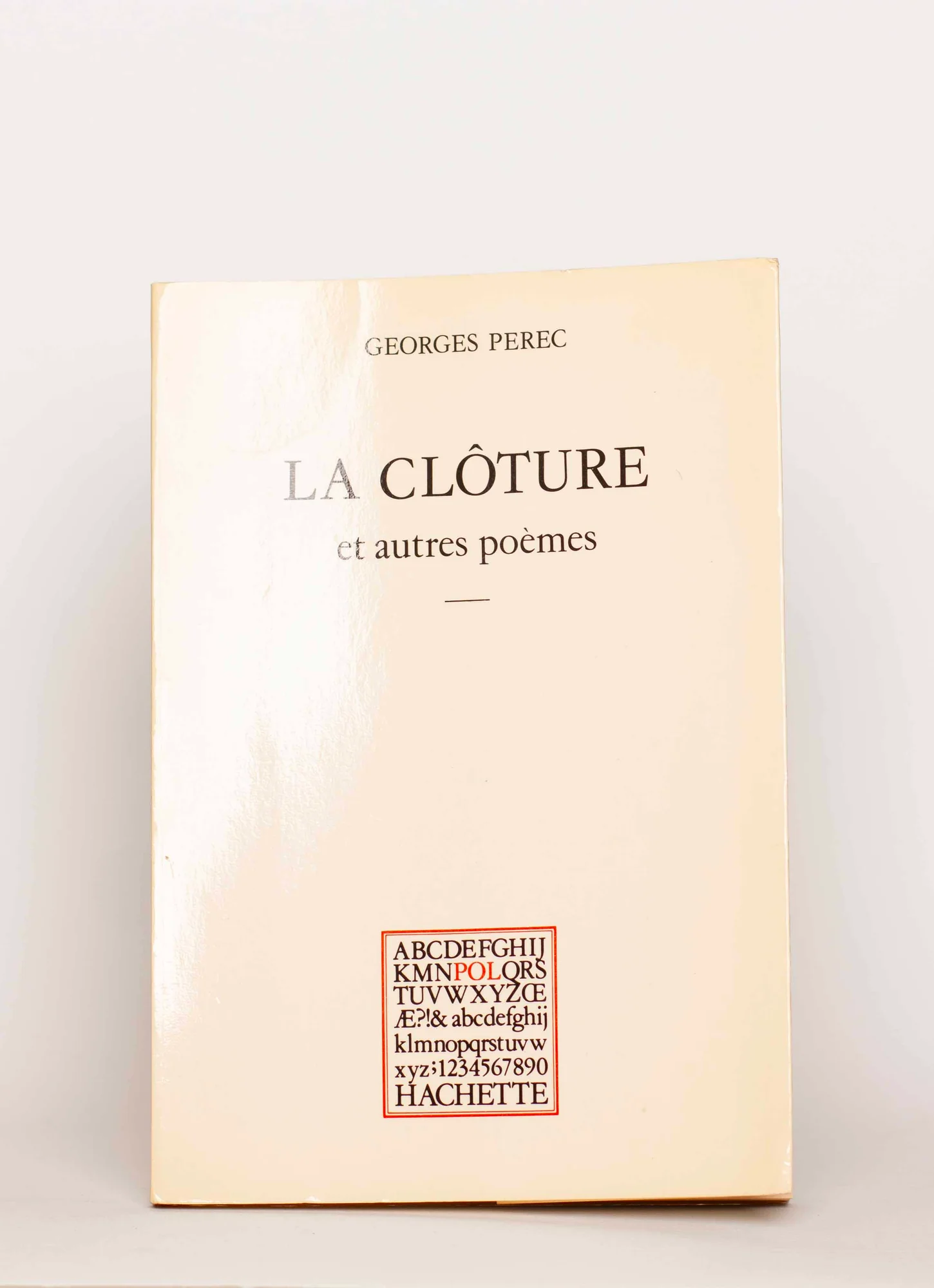 PEREC (Georges). — La Clôture et autres poèmes. (Réf. 26005)