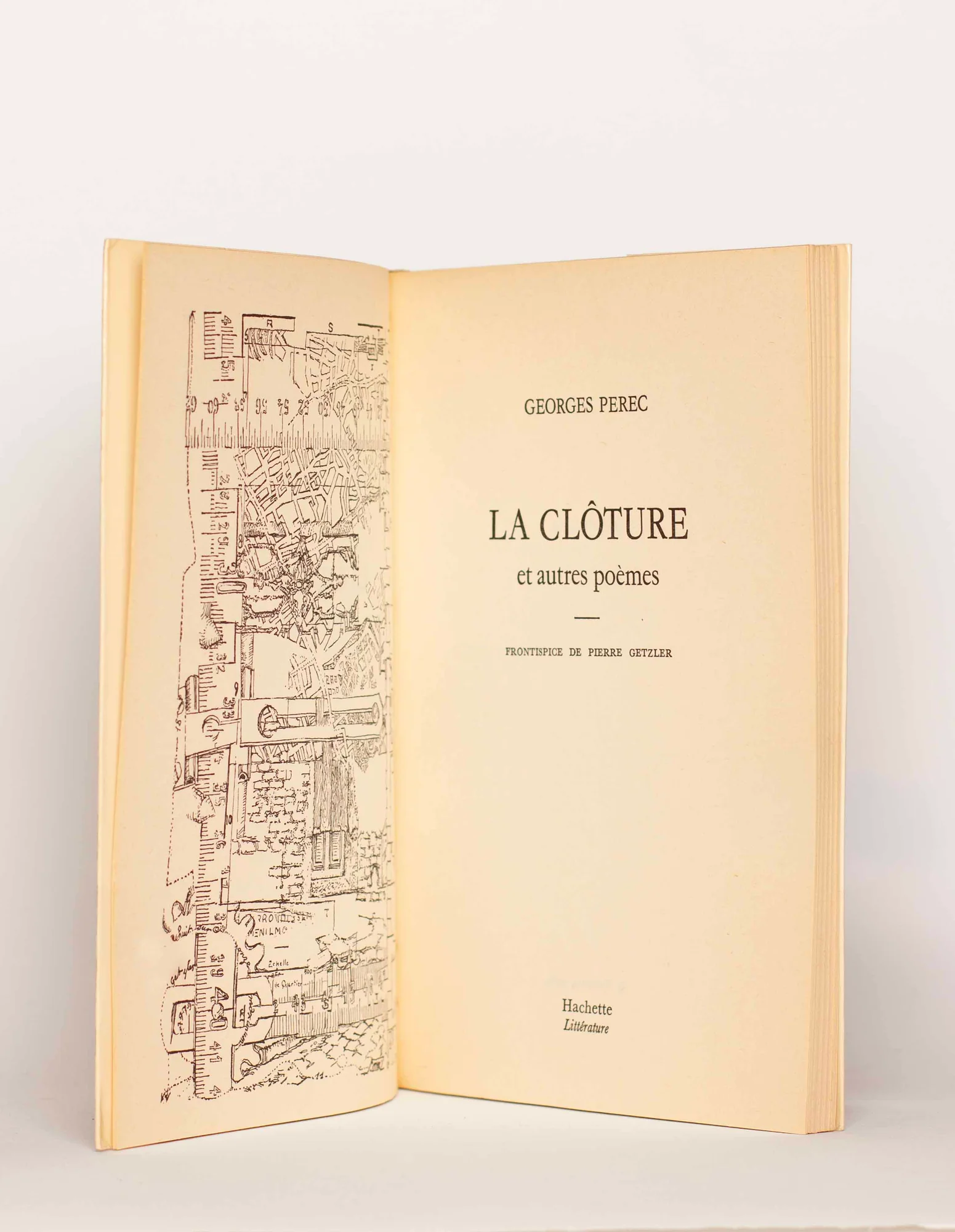 PEREC (Georges). — La Clôture et autres poèmes. (Réf. 26005)