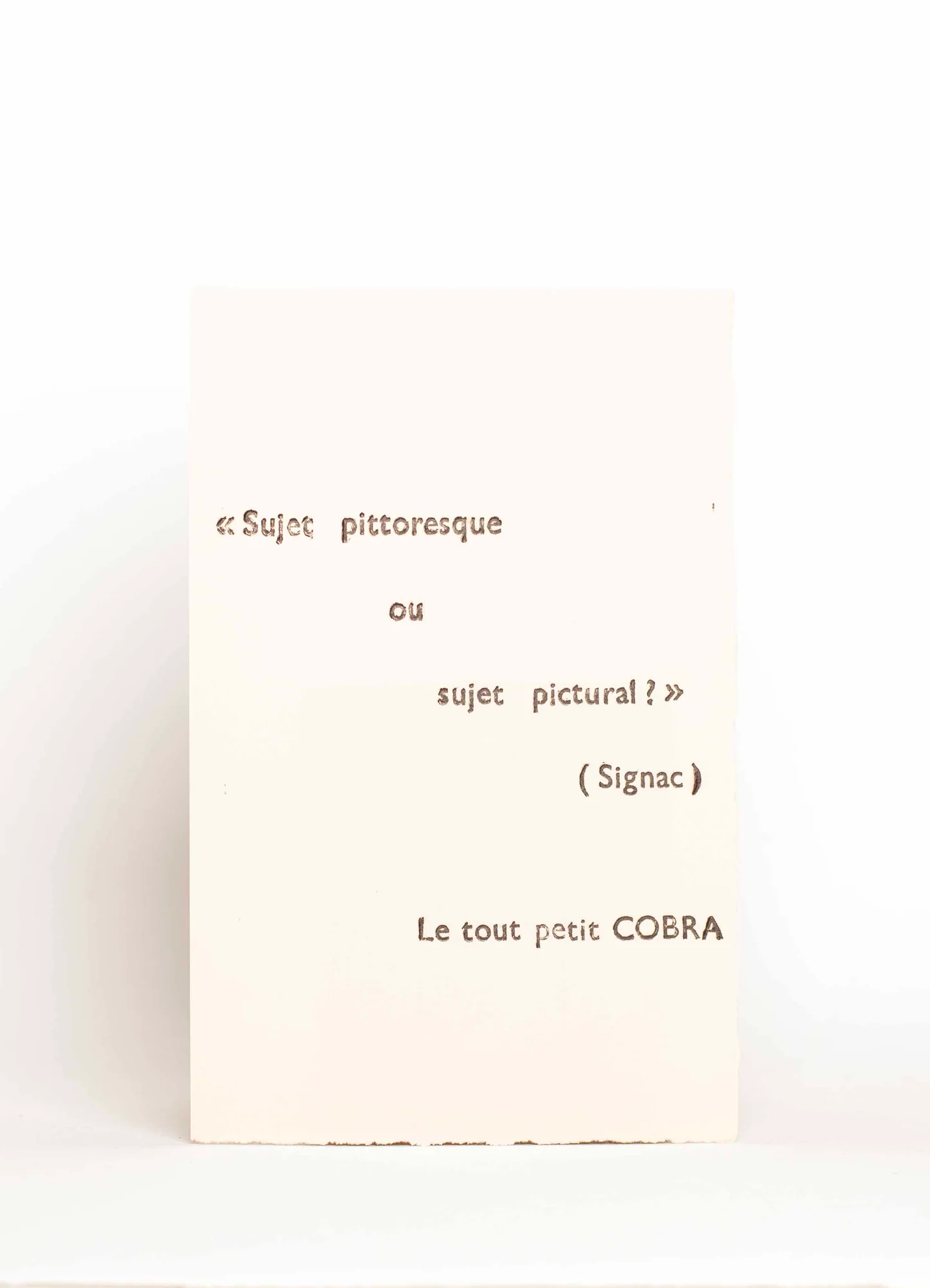 LE PETIT COBRA. — Le Petit Cobra. N° 4. (Réf. 26035)
