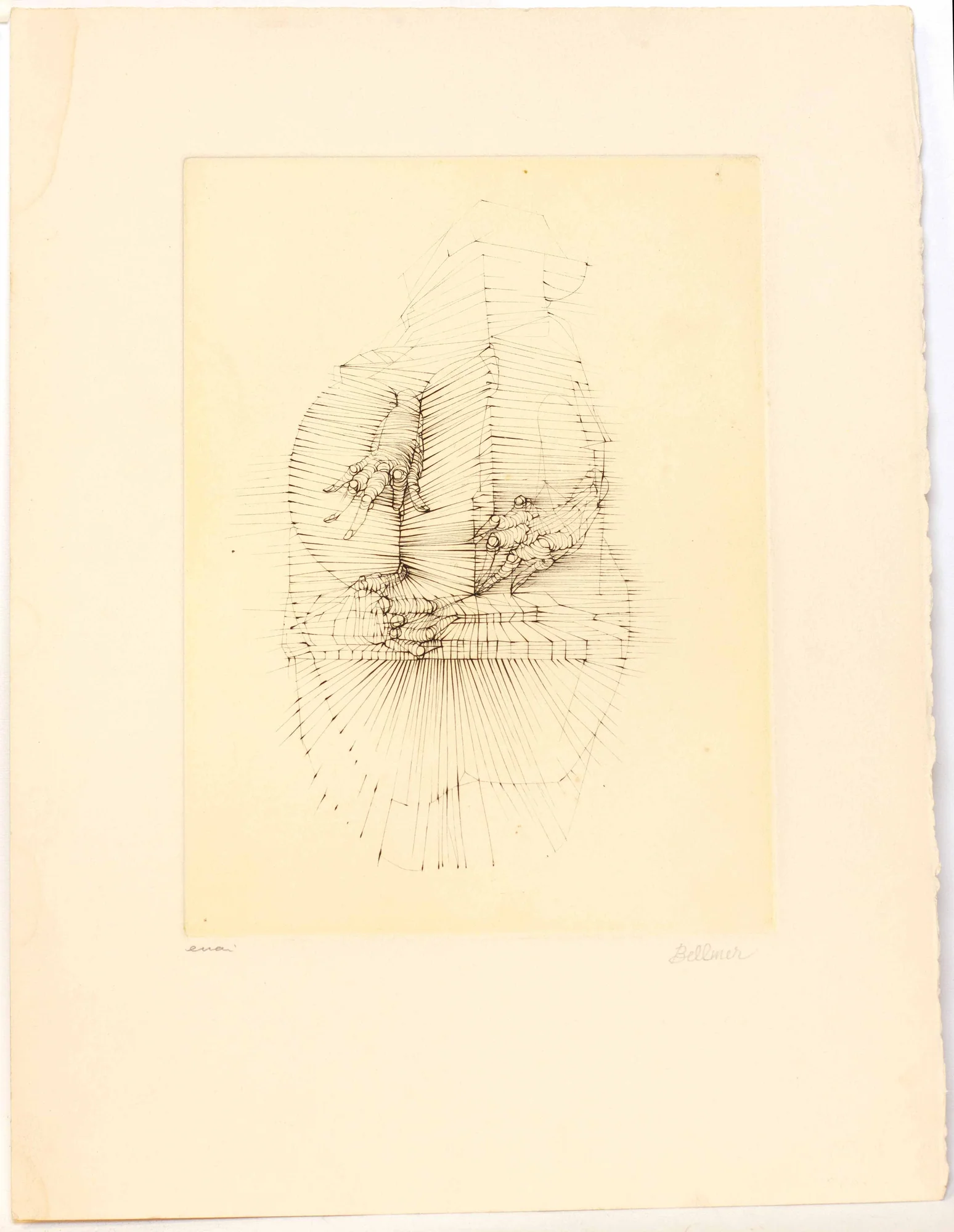 BELLMER (Hans). — Gravure originale au burin signée. (Réf. 26104)