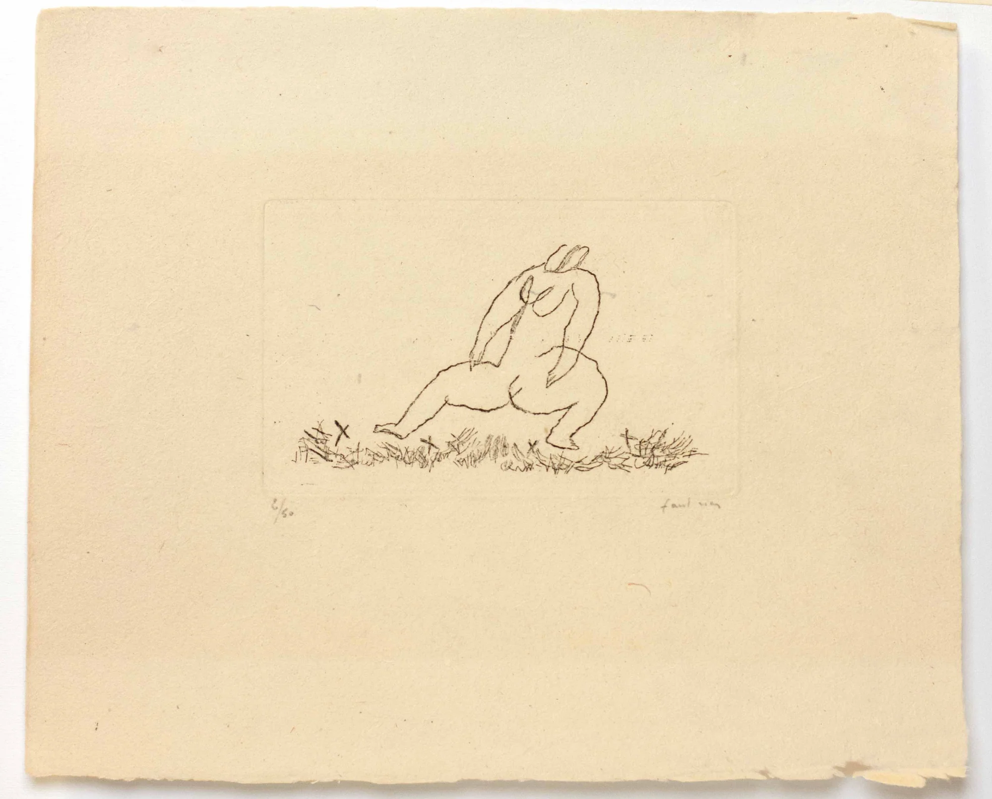 FAUTRIER (Jean). — Petit nu I. (L'Alleluiah). (Réf. 26105)