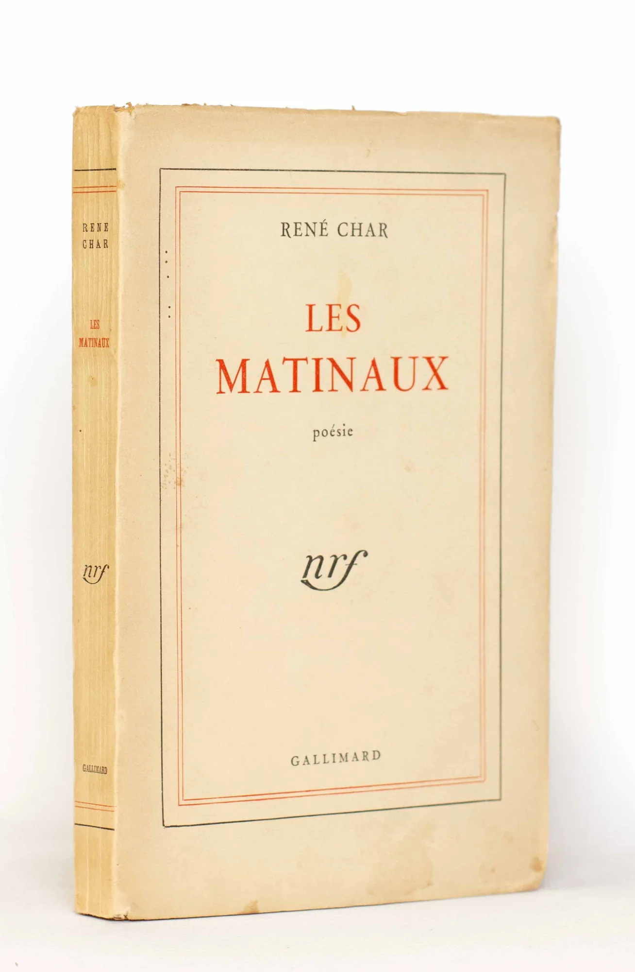 CHAR (René). — Les matinaux. (Réf. 26109)