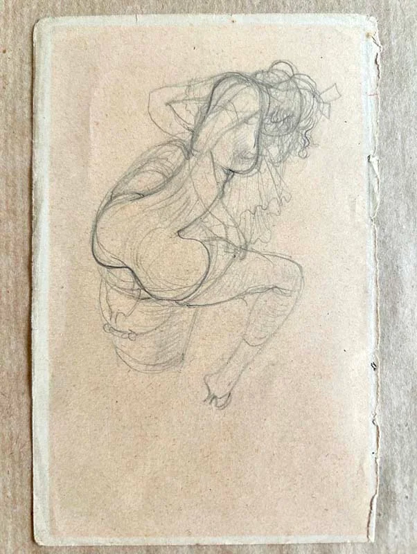 BELLMER (Hans). — Femme-phallus. (Réf. 26151)