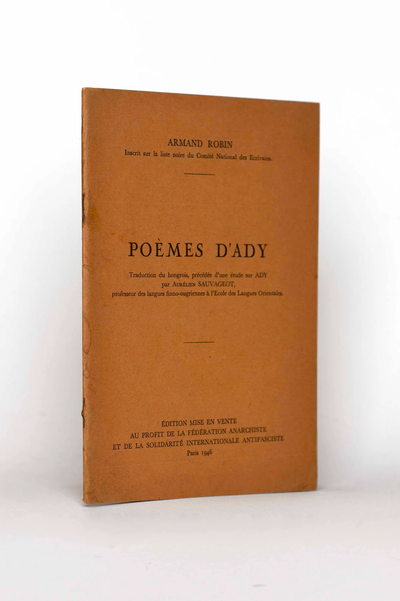 ROBIN (Armand). — Poèmes d' ADY. (Réf. 4169)