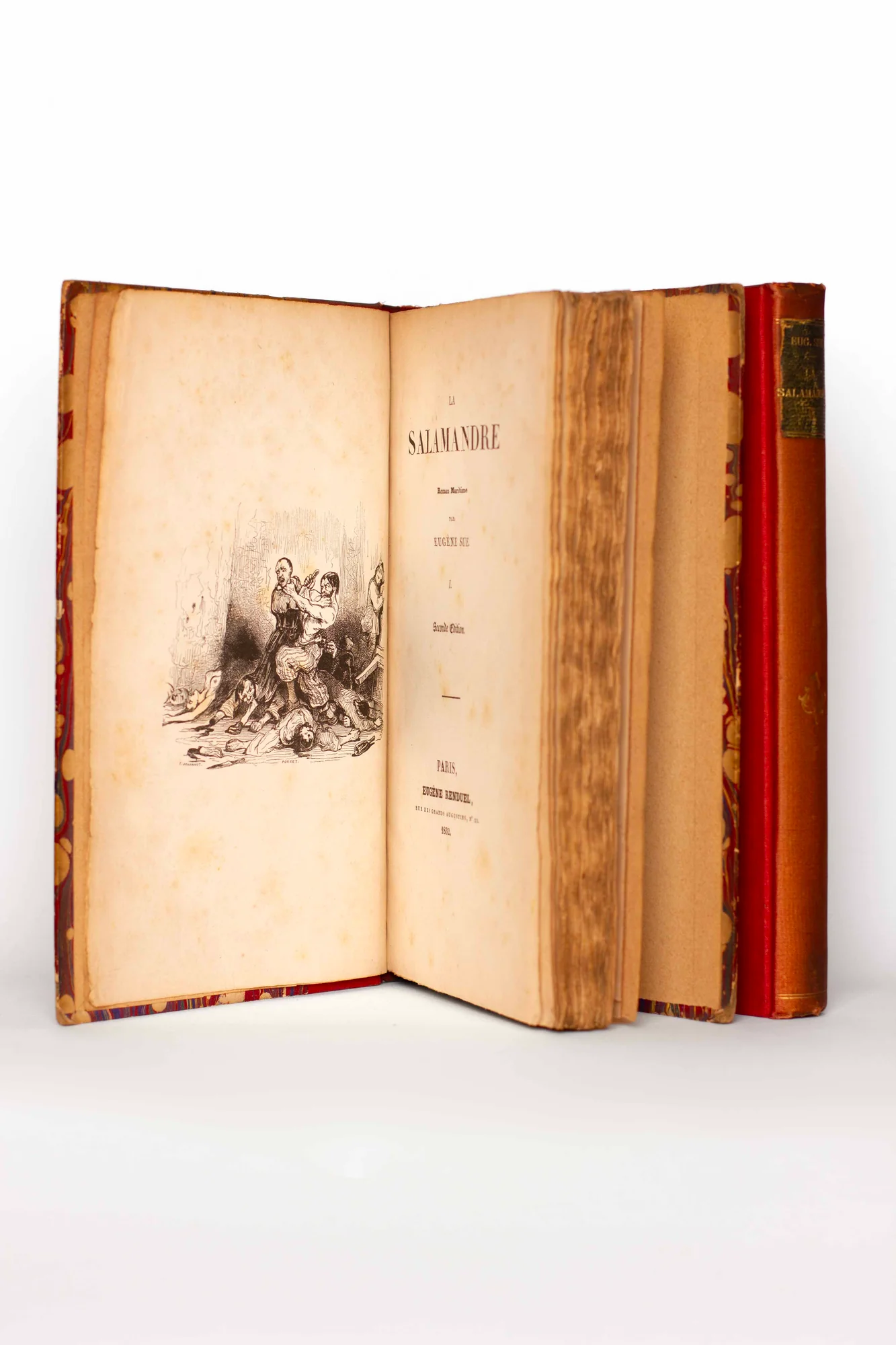 BRETON (André). DALI (Salvador). SUE (Eugène). — La Salamandre. Roman maritime. (Réf. 5787)