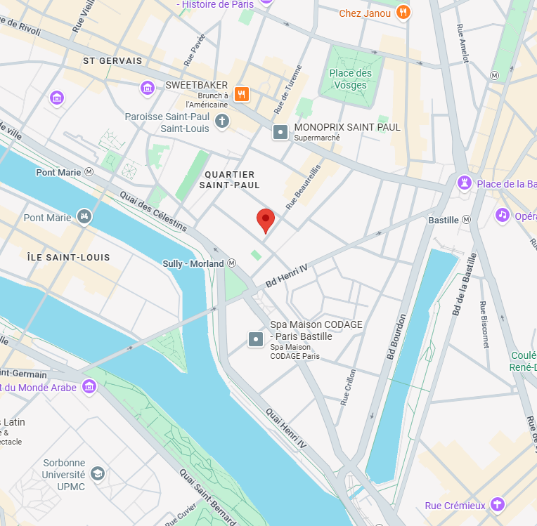 Plan d’accès à la librairie J.-F. Fourcade